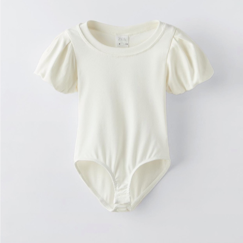 Zara balloon sleeve bodysuit